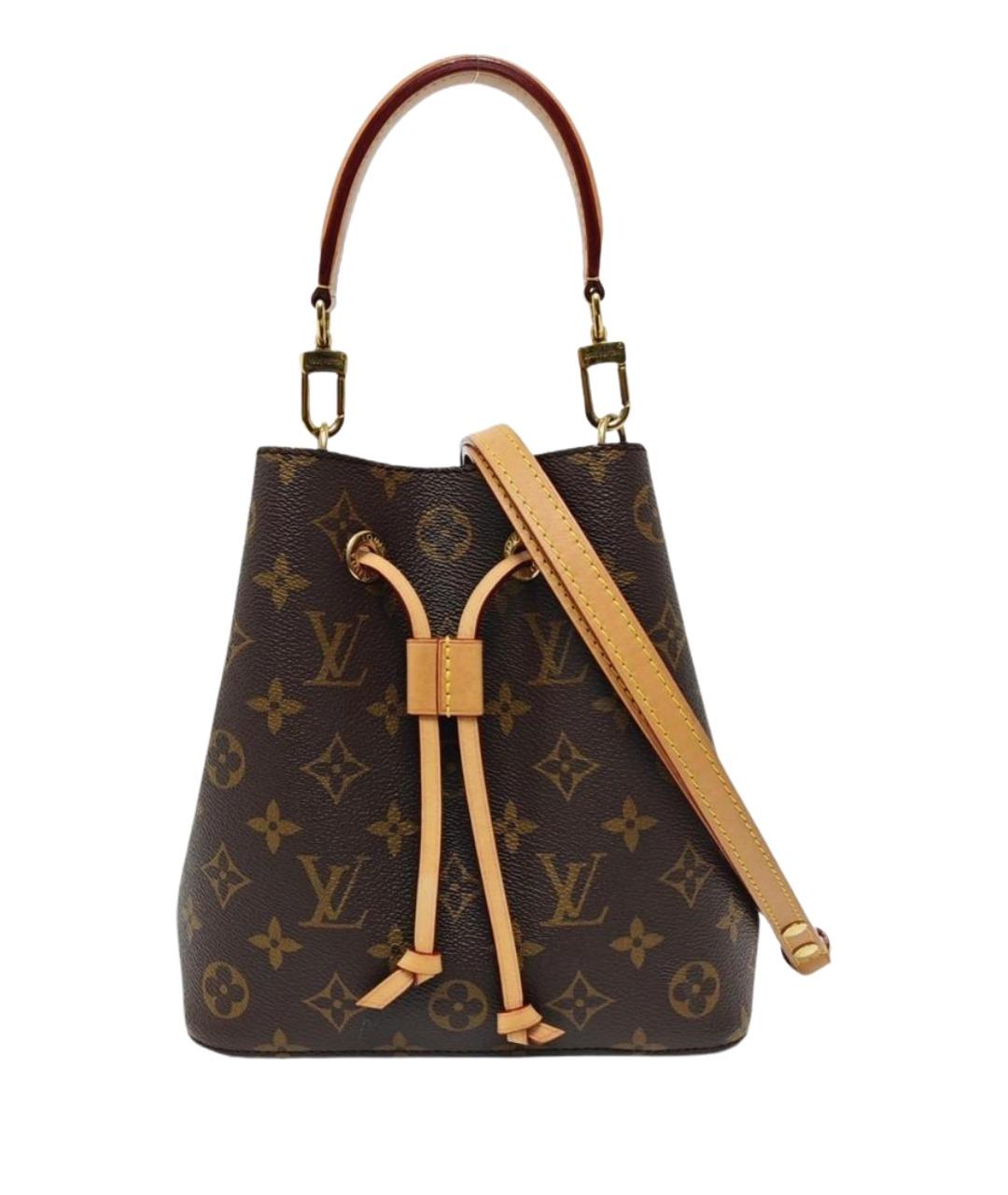 LOUIS VUITTON Коричневая сумка с короткими ручками, фото 1