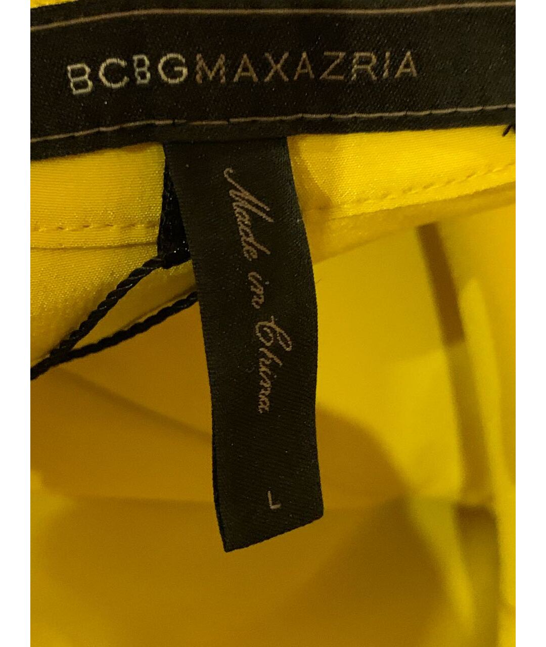 BCBG MAXAZRIA Желтая майка, фото 3