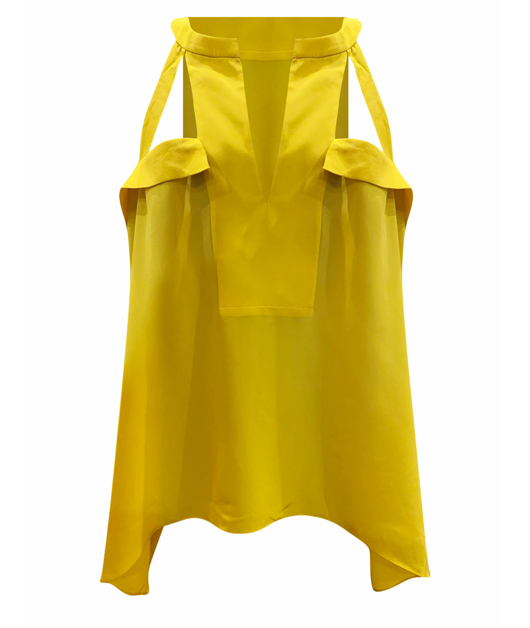 BCBG MAXAZRIA Желтая майка, фото 1