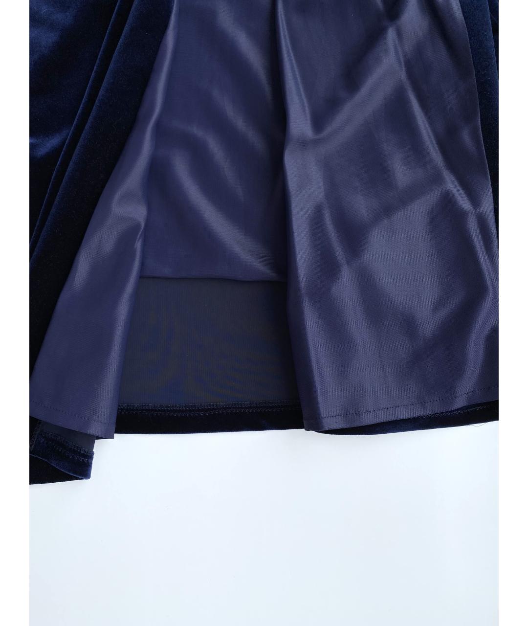 GIVENCHY Темно-синий бархатный жакет/пиджак, фото 6