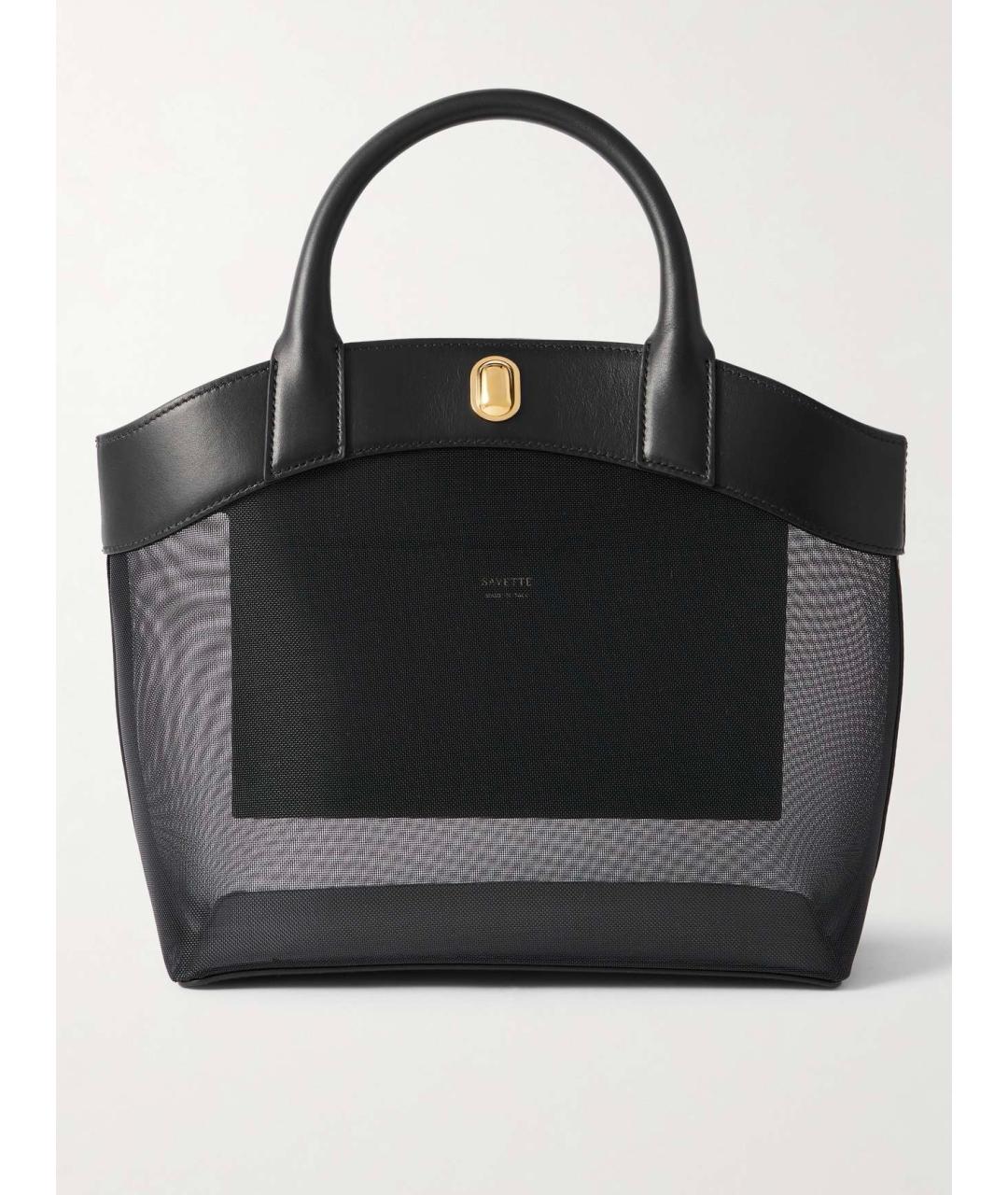 Savette Черная сумка с короткими ручками, фото 9
