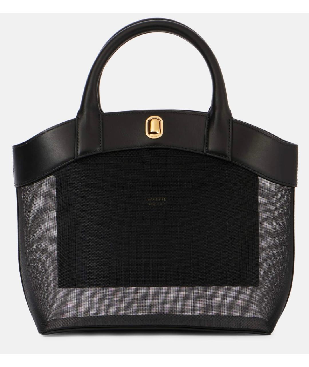 Savette Черная сумка с короткими ручками, фото 10