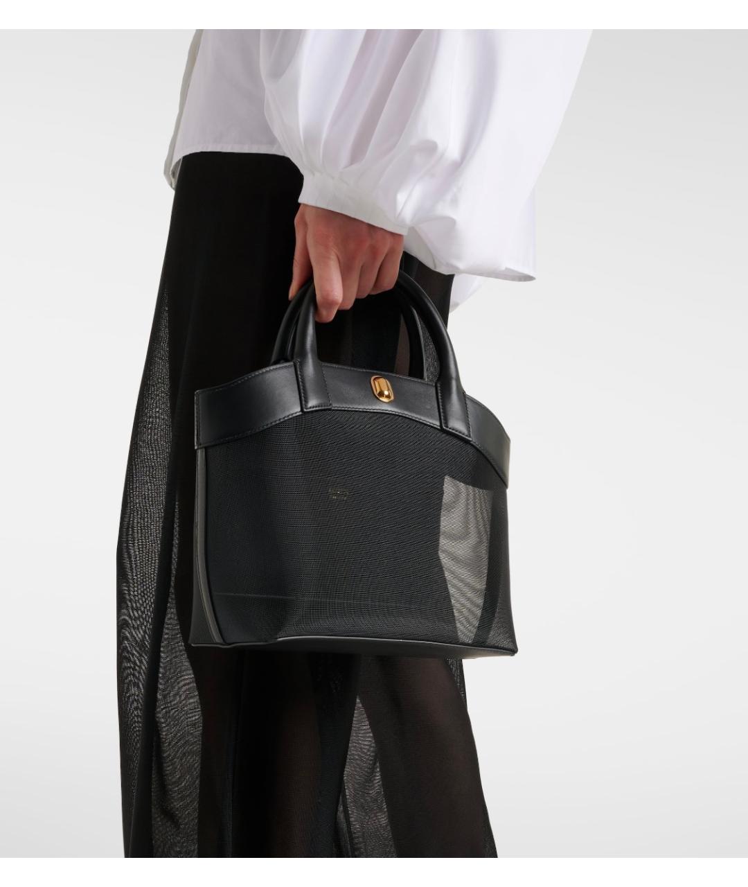 Savette Черная сумка с короткими ручками, фото 2