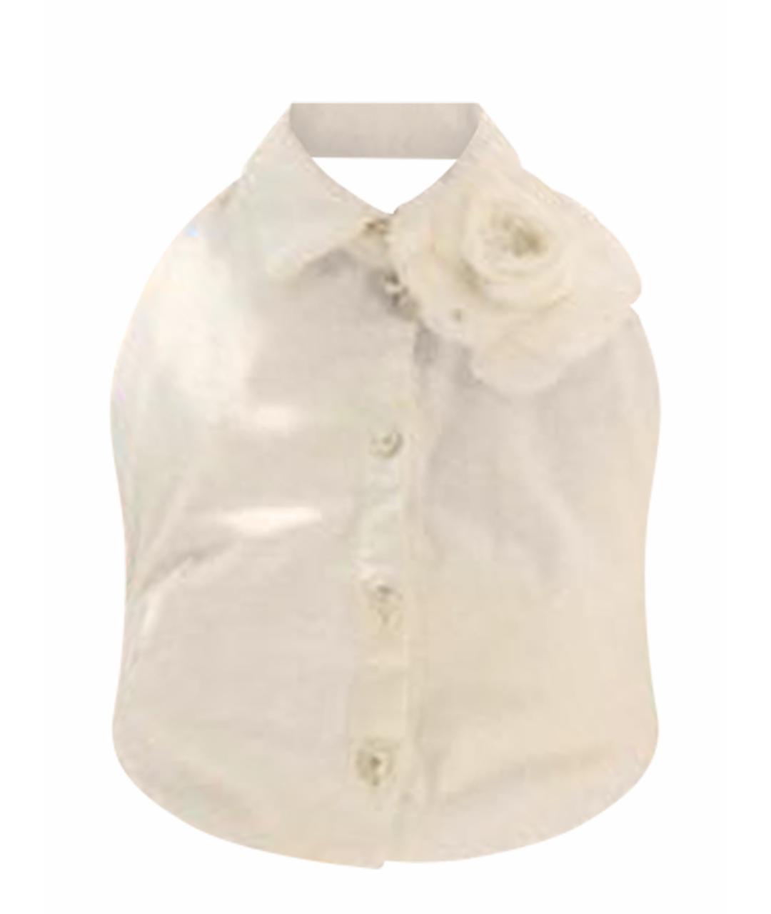 CHANEL Бежевый хлопковый костюм с брюками, фото 1