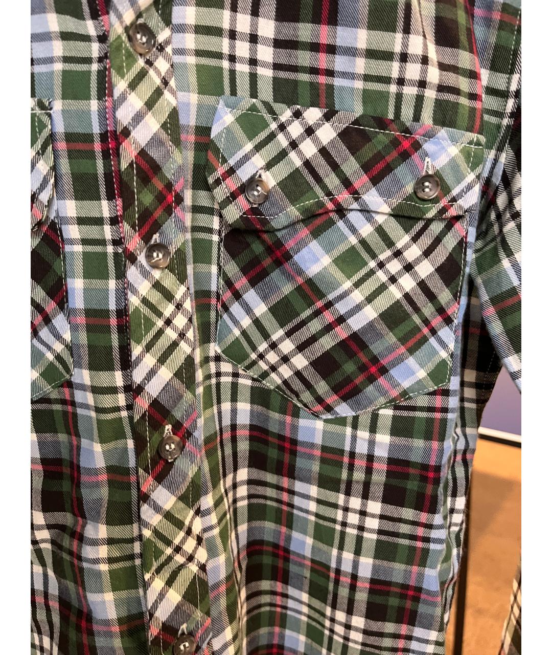 DOLCE&GABBANA Мульти хлопковая кэжуал рубашка, фото 4