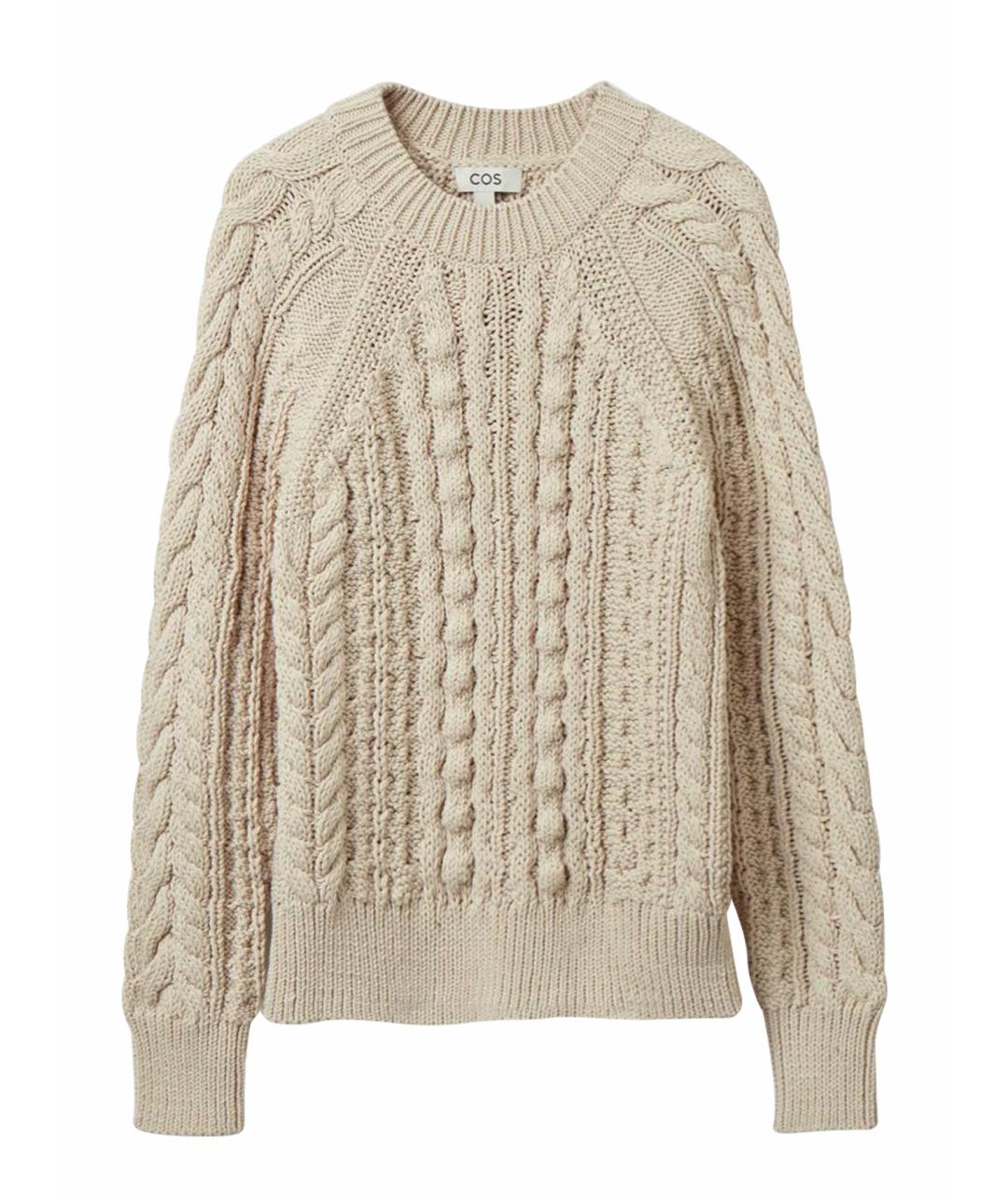 COS Бежевый хлопковый джемпер / свитер, фото 1