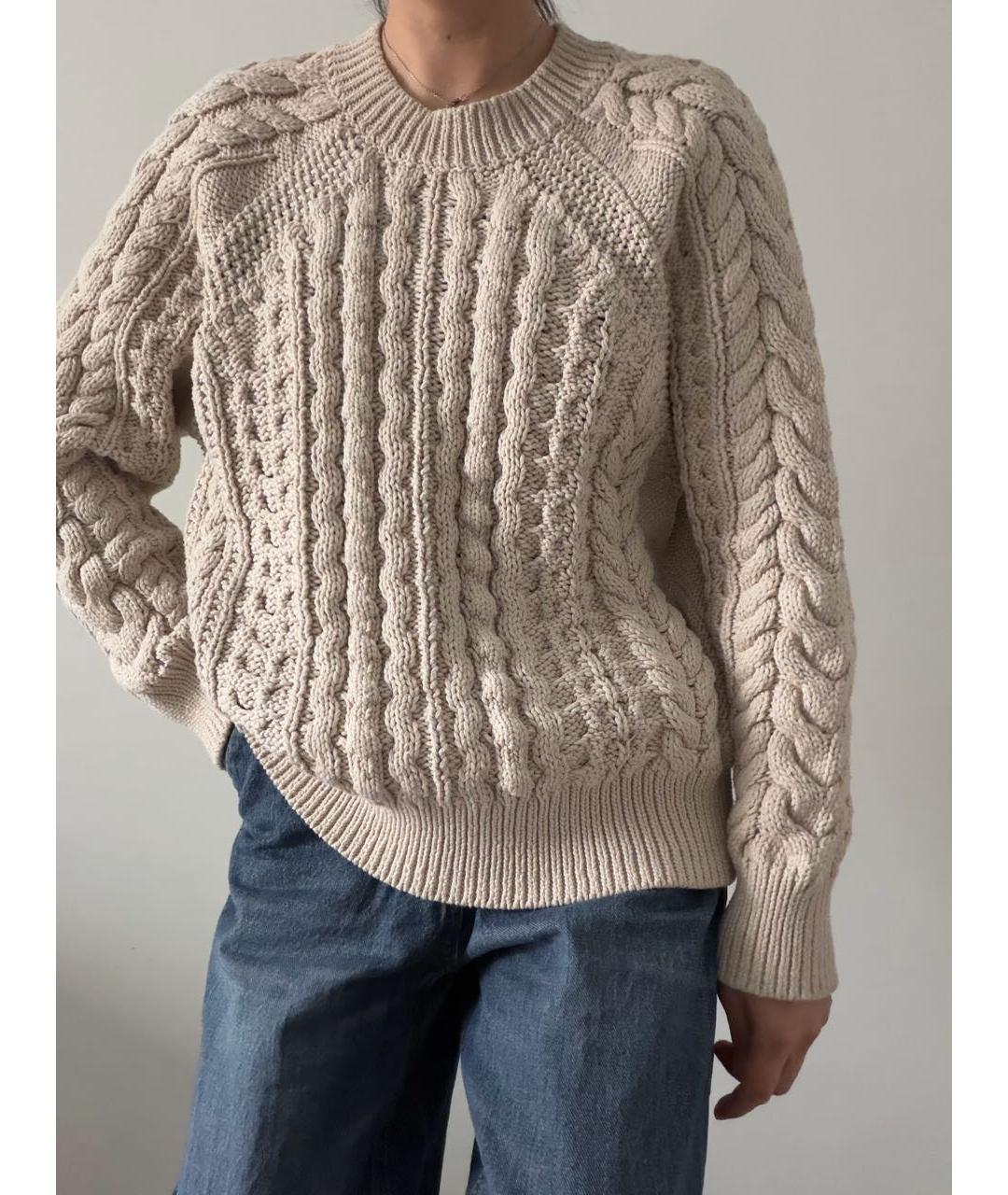 COS Бежевый хлопковый джемпер / свитер, фото 6