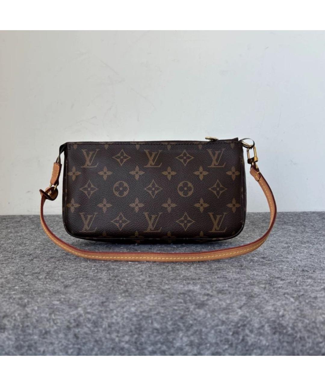 LOUIS VUITTON Коричневая сумка через плечо, фото 6