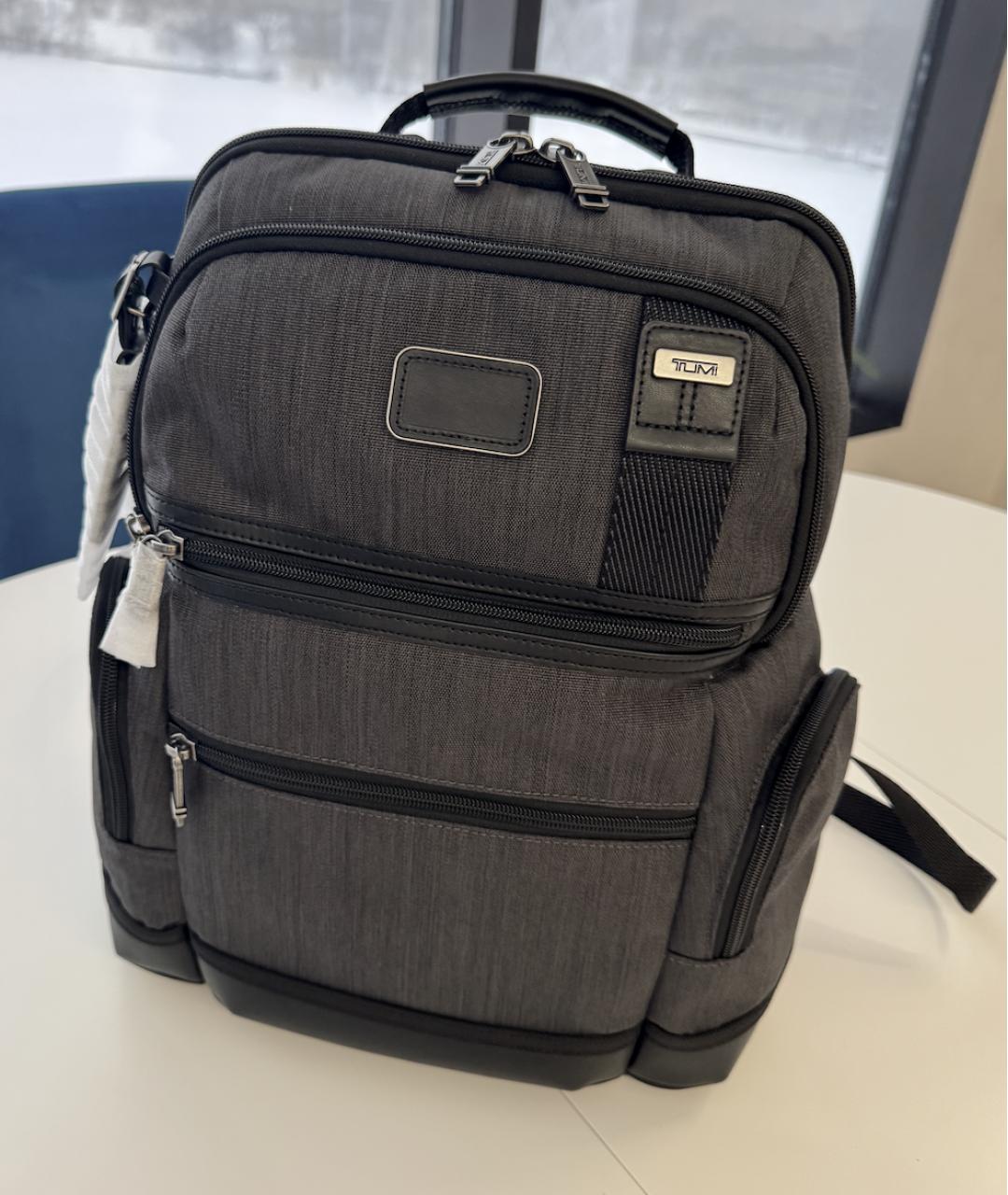 TUMI Антрацитовый тканевый рюкзак, фото 2