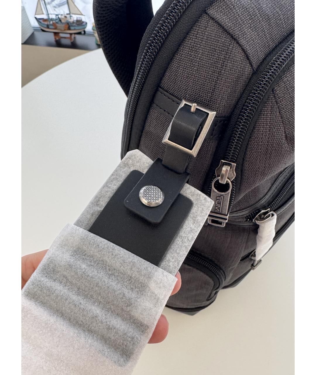 TUMI Антрацитовый тканевый рюкзак, фото 9