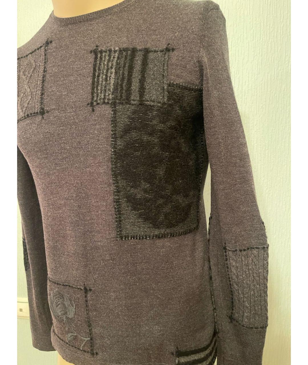 KENZO Серый шерстяной джемпер / свитер, фото 2