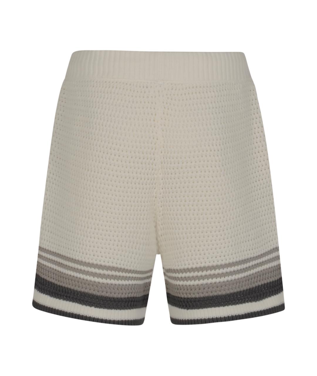 CASABLANCA Белые хлопковые шорты, фото 2