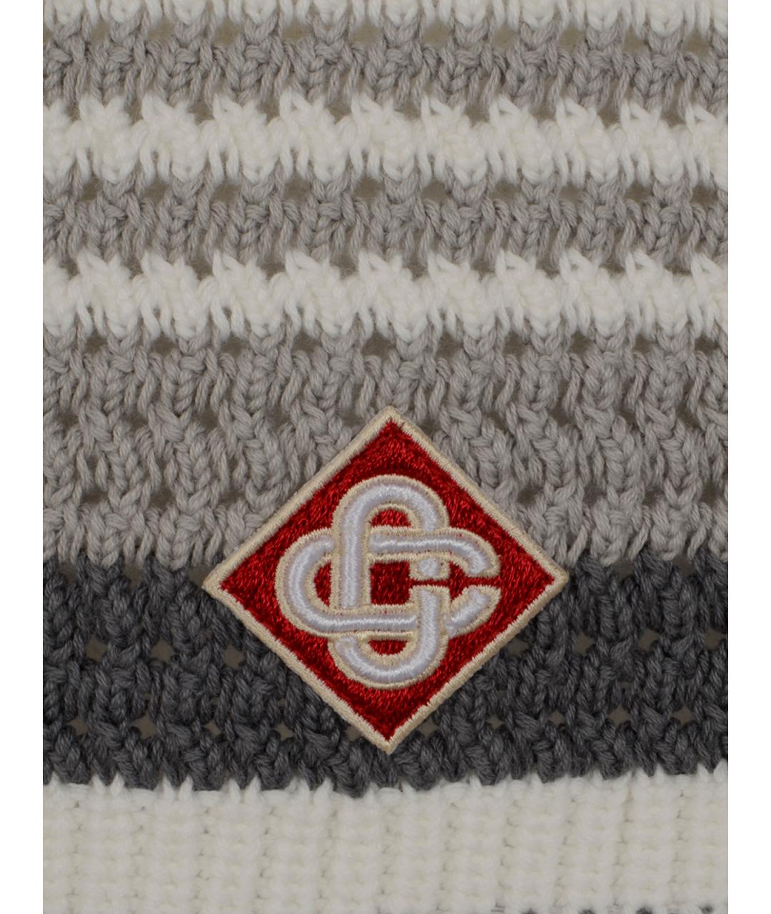 CASABLANCA Белые хлопковые шорты, фото 3