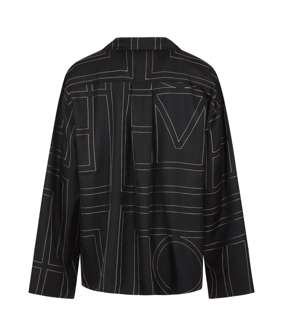 TOTEME Черная шелковая рубашка, фото 2