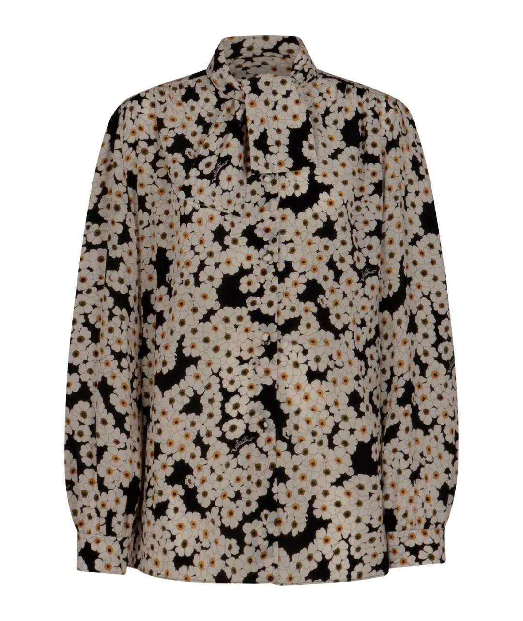 VALENTINO Мульти шелковая блузы, фото 1