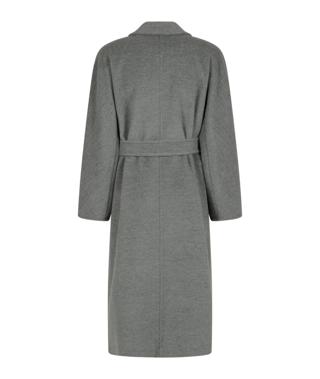 MAX MARA Серое шерстяное пальто, фото 2