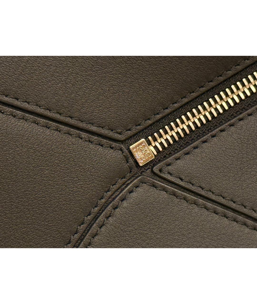 LOEWE Черная кожаная сумка через плечо, фото 9