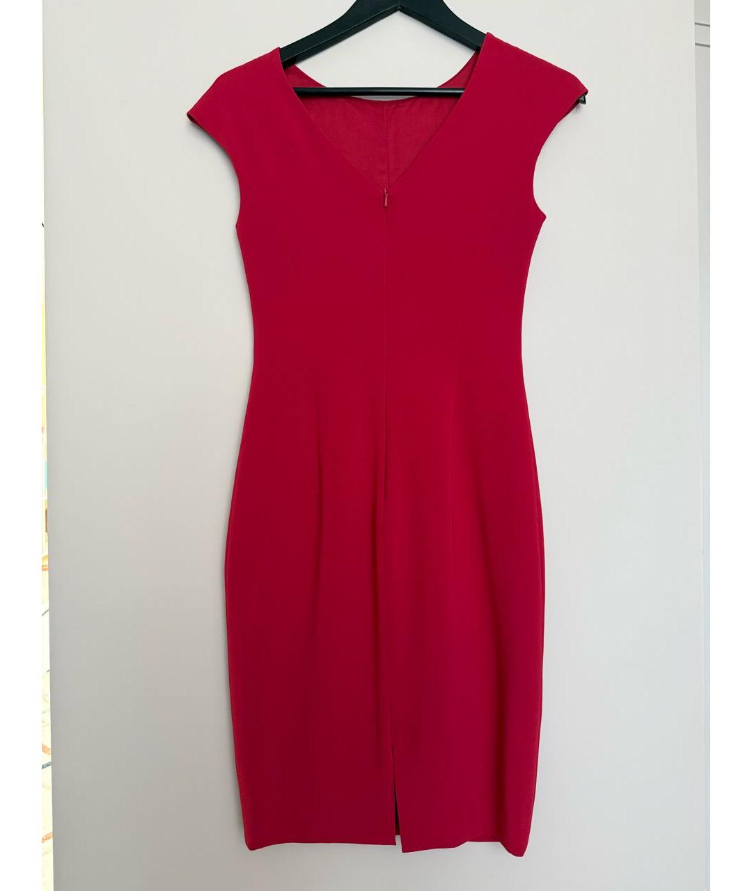 MAX MARA STUDIO Красное коктейльное платье, фото 2