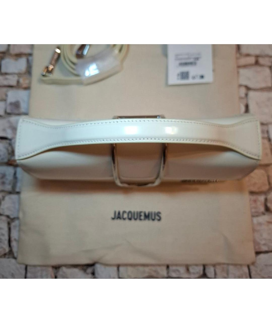JACQUEMUS Сумка через плечо из лакированной кожи, фото 5