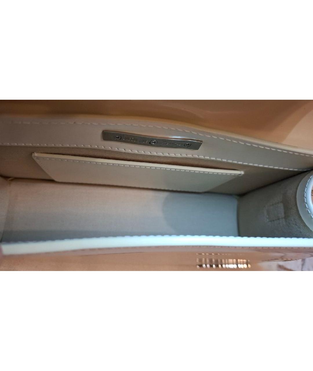 JACQUEMUS Сумка через плечо из лакированной кожи, фото 4