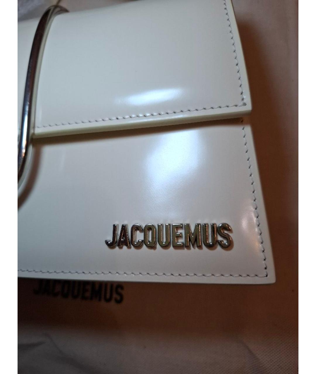 JACQUEMUS Сумка через плечо из лакированной кожи, фото 6
