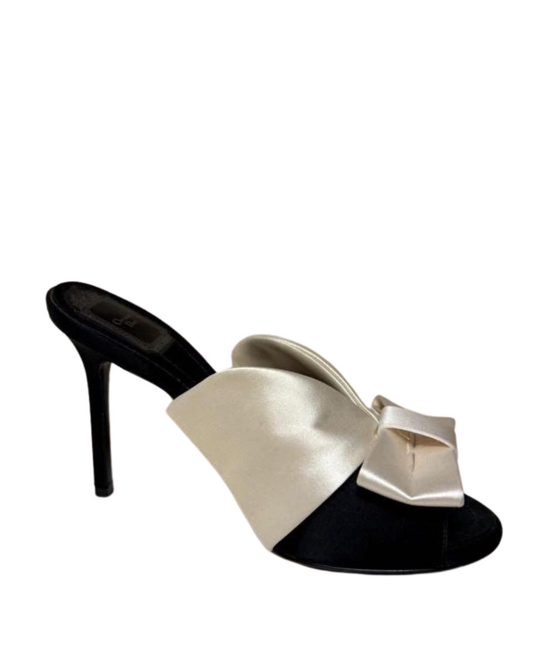 CHRISTIAN DIOR Мульти текстильные мюли, фото 1