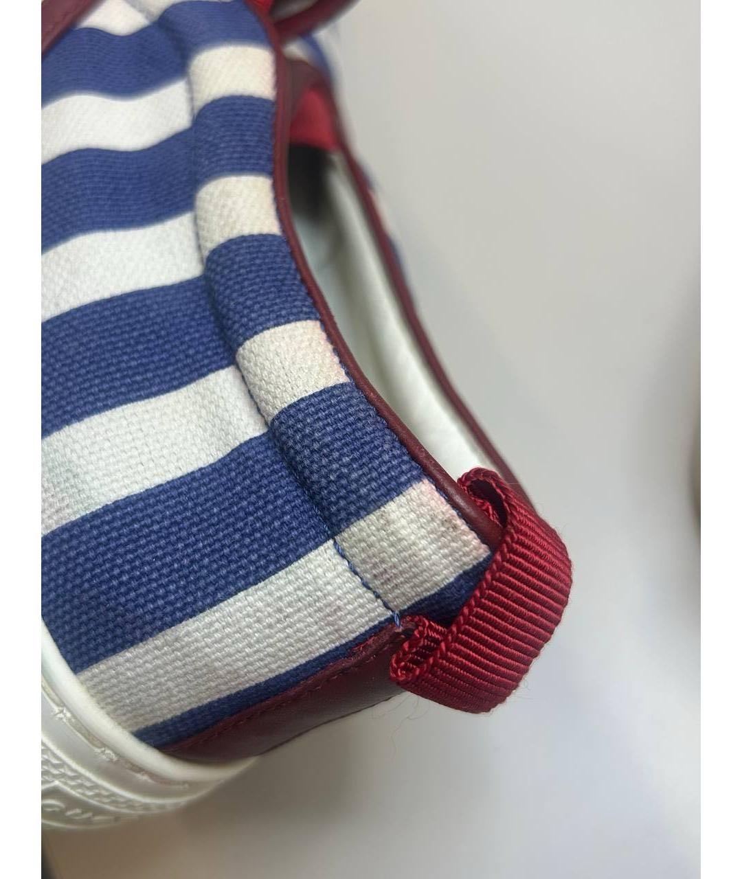 GUCCI Мульти текстильные слипоны, фото 6