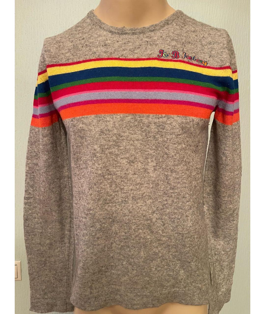 ICEBERG Серый шерстяной джемпер / свитер, фото 3