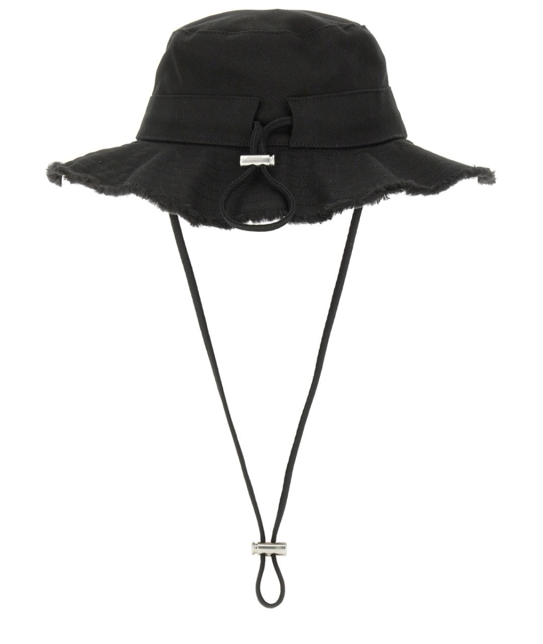 JACQUEMUS Черная хлопковая панама, фото 4