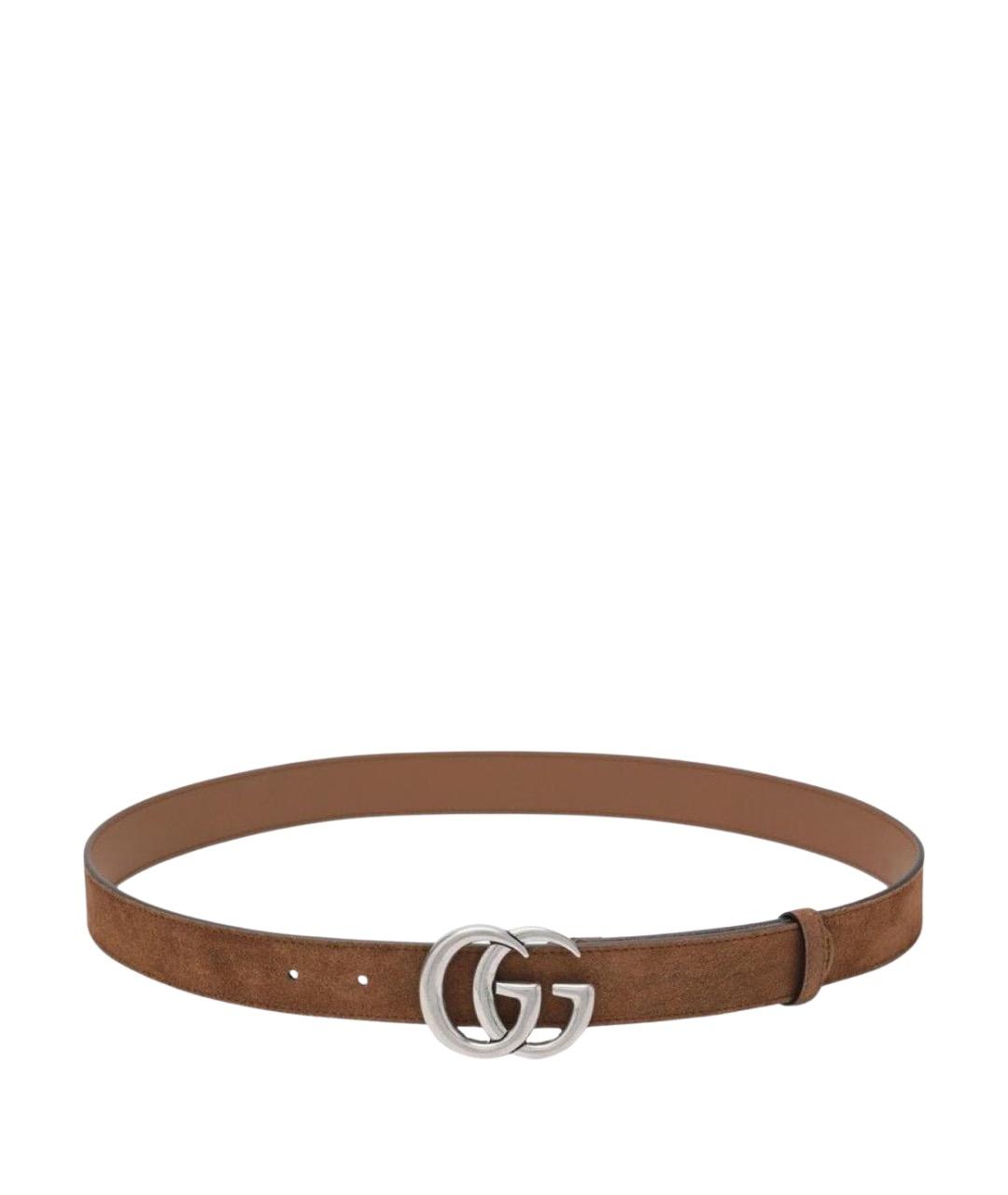 GUCCI Коричневый кожаный ремень, фото 1