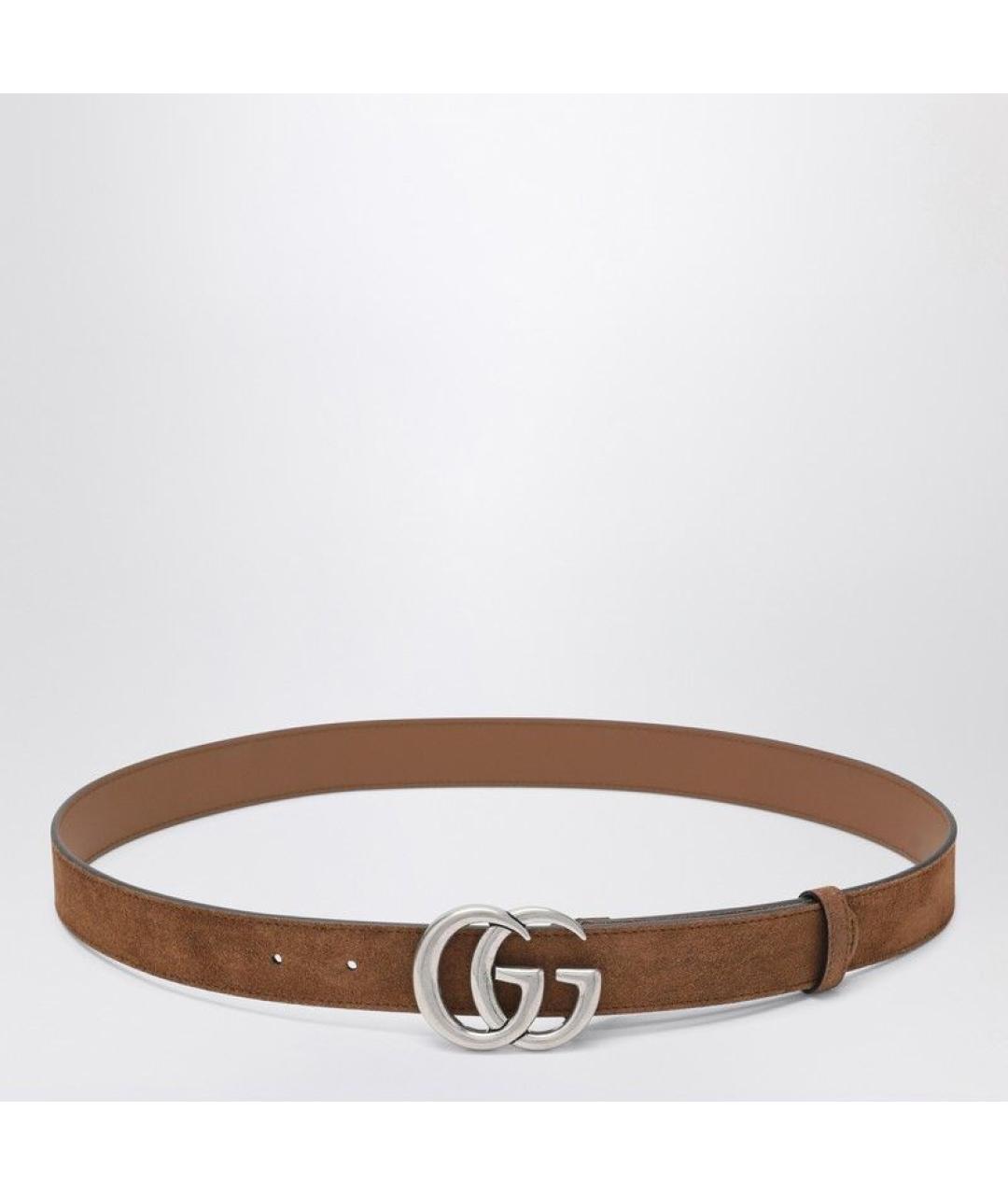 GUCCI Коричневый кожаный ремень, фото 4