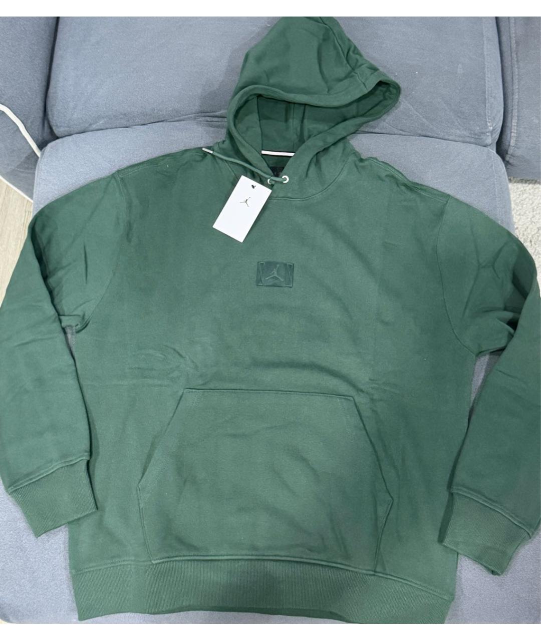 JORDAN Зеленый хлопковый спортивный костюм, фото 9