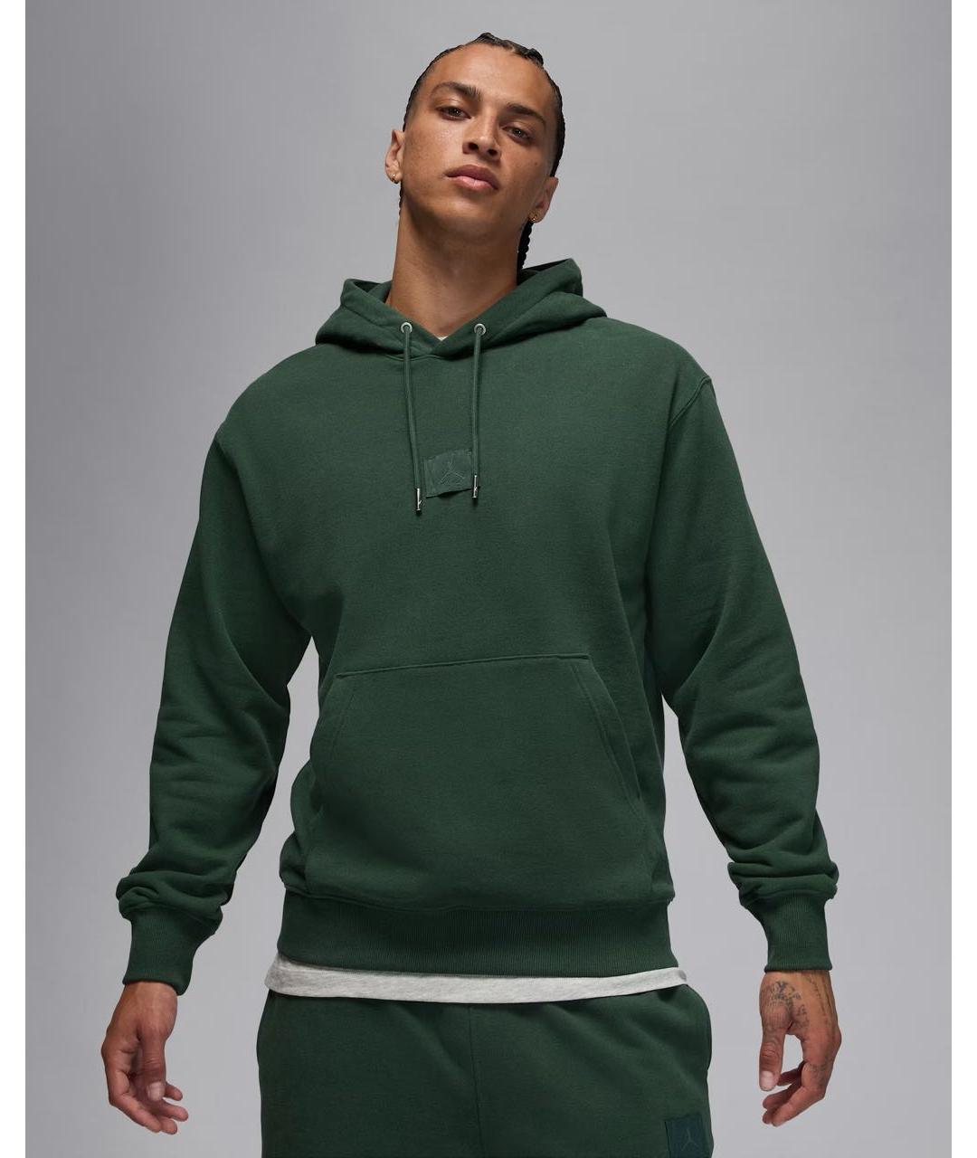 JORDAN Зеленый хлопковый спортивный костюм, фото 7