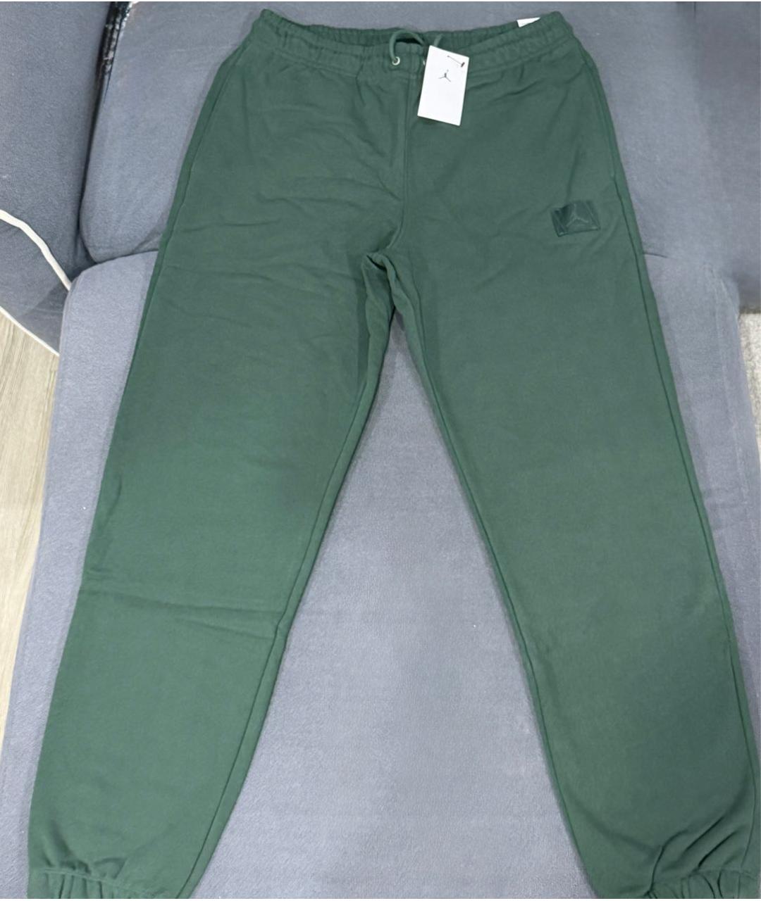 JORDAN Зеленый хлопковый спортивный костюм, фото 2