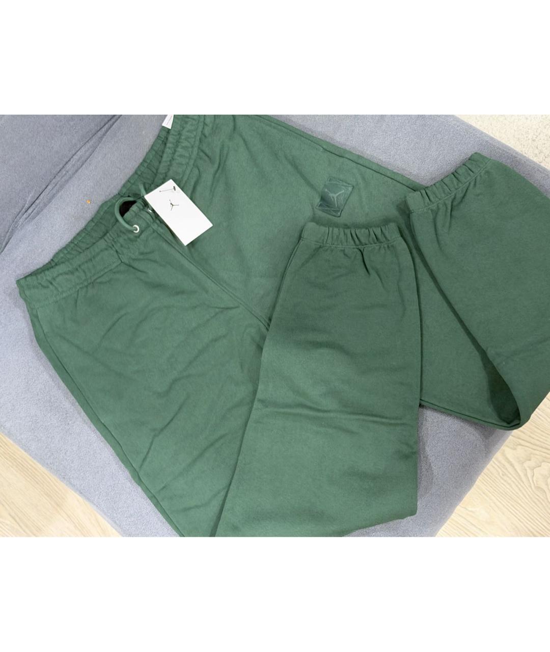 JORDAN Зеленый хлопковый спортивный костюм, фото 5