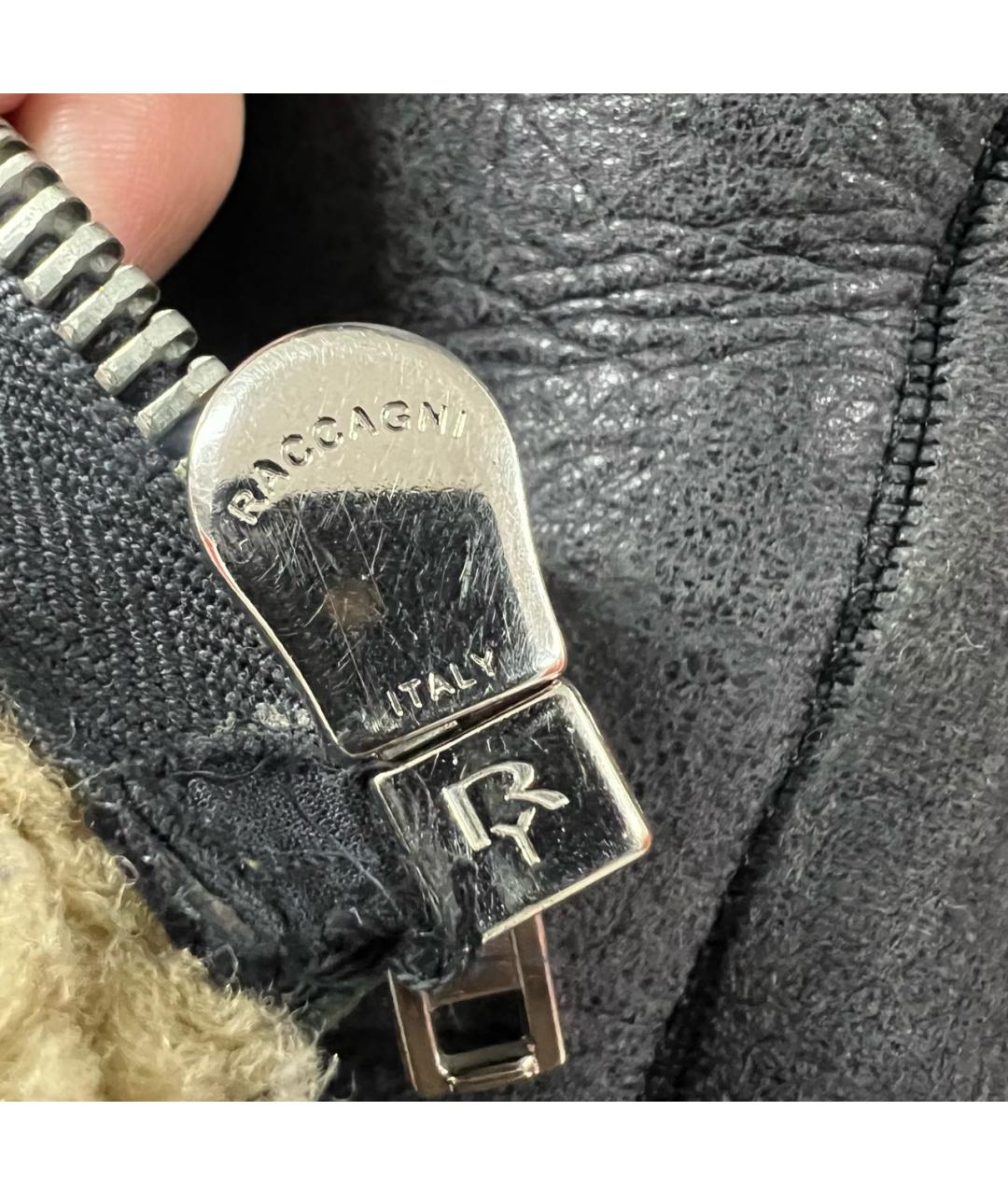 RICK OWENS Черная кожаная дубленка, фото 6