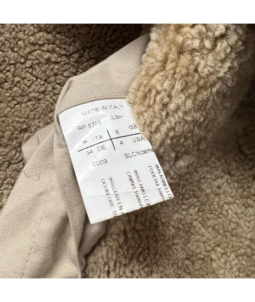 RICK OWENS Черная кожаная дубленка, фото 5