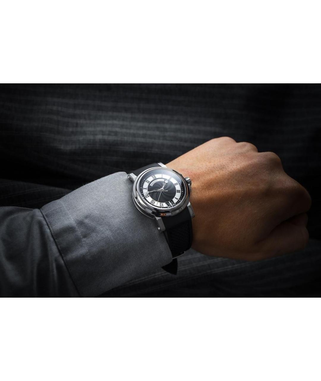 Breguet Черные часы из белого золота, фото 4