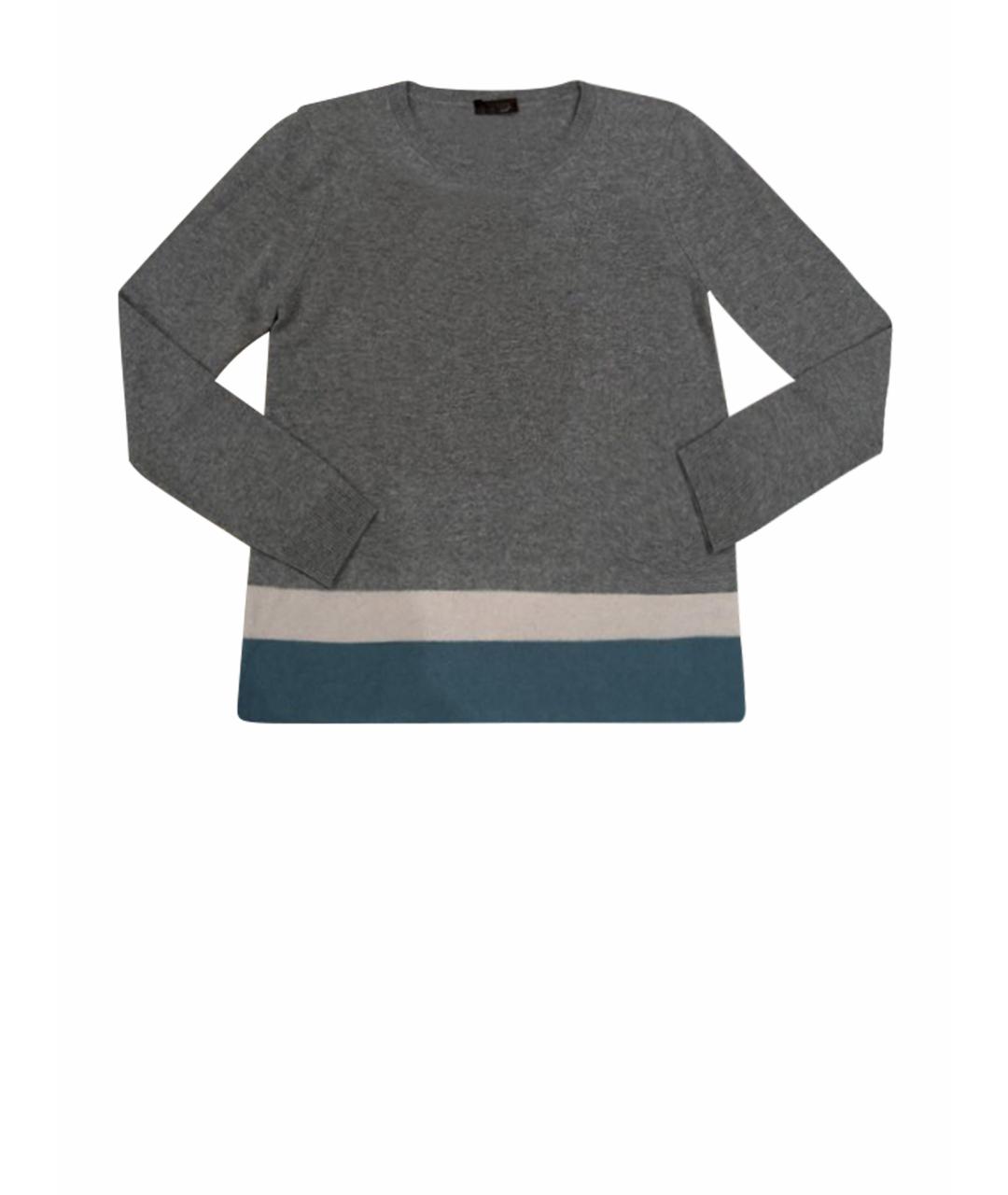 PESERICO Серый шерстяной джемпер / свитер, фото 6