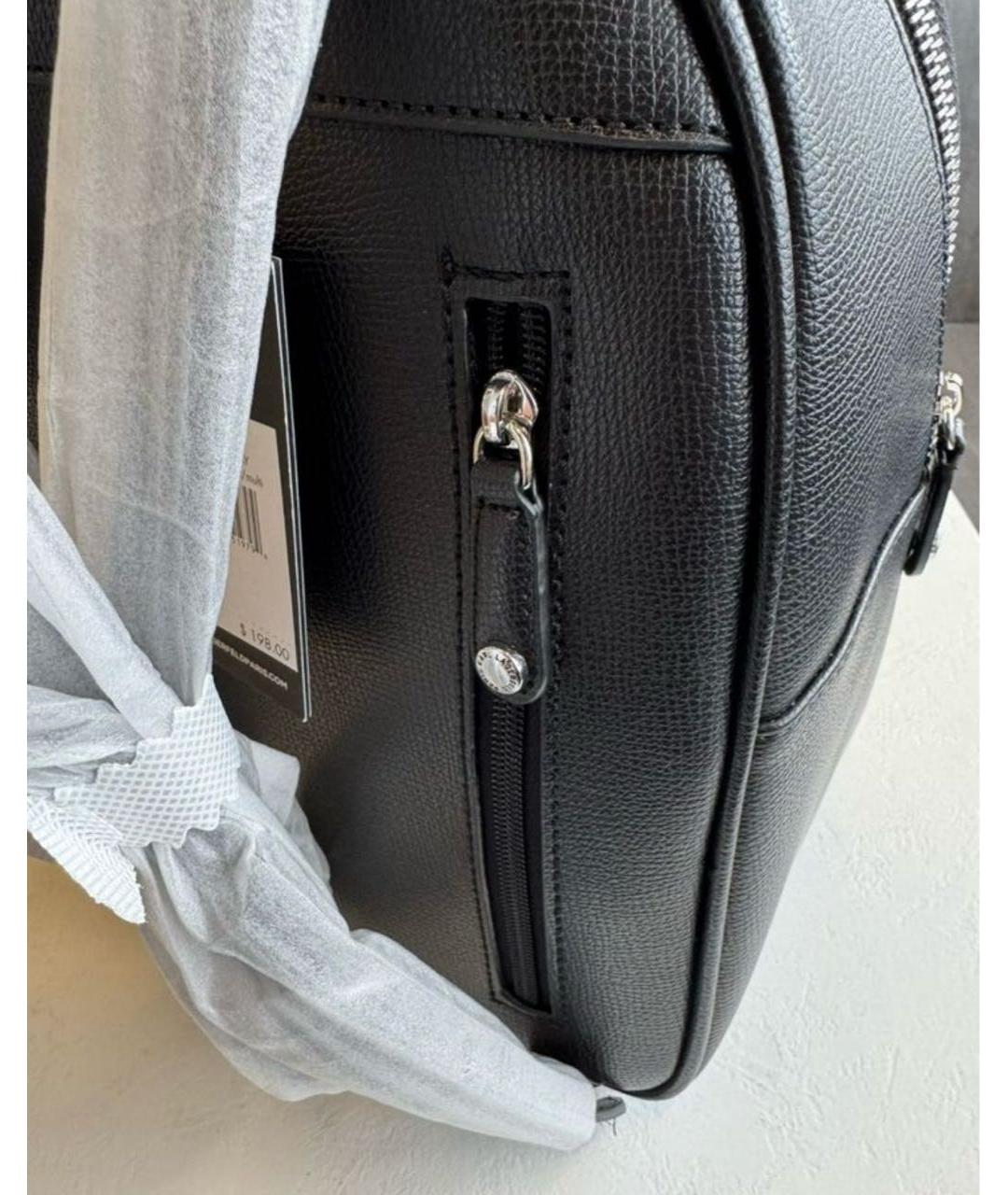 KARL LAGERFELD Черный рюкзак из искусственной кожи, фото 8