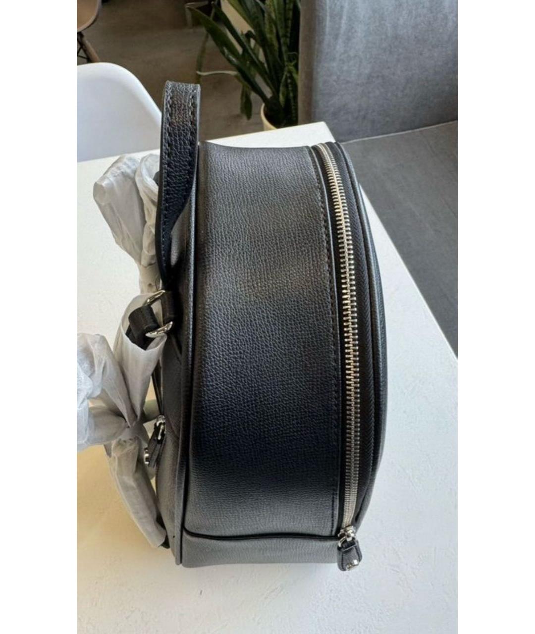 KARL LAGERFELD Черный рюкзак из искусственной кожи, фото 4
