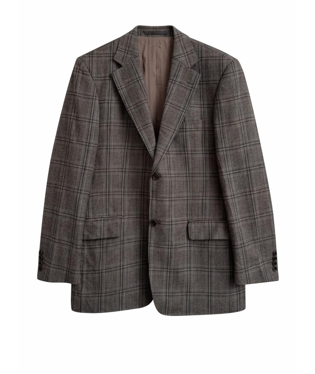 HUGO BOSS Коричневый шерстяной пиджак, фото 10