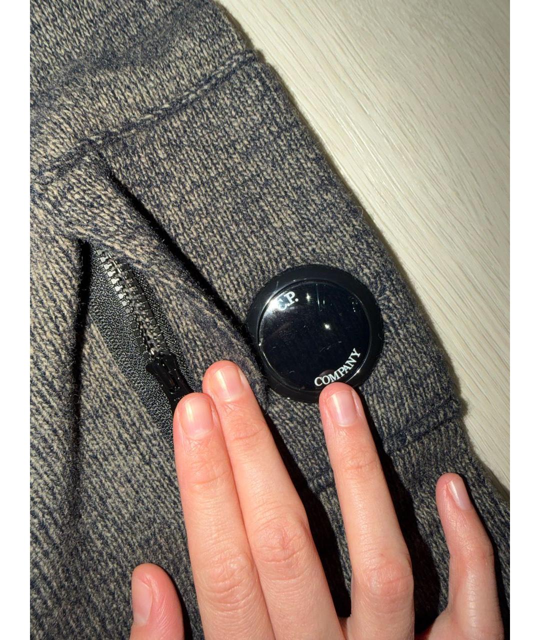 CP COMPANY Антрацитовый шерстяной джемпер / свитер, фото 2