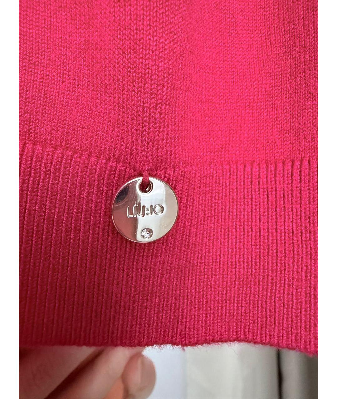 LIU JO Красный хлопковый джемпер / свитер, фото 3