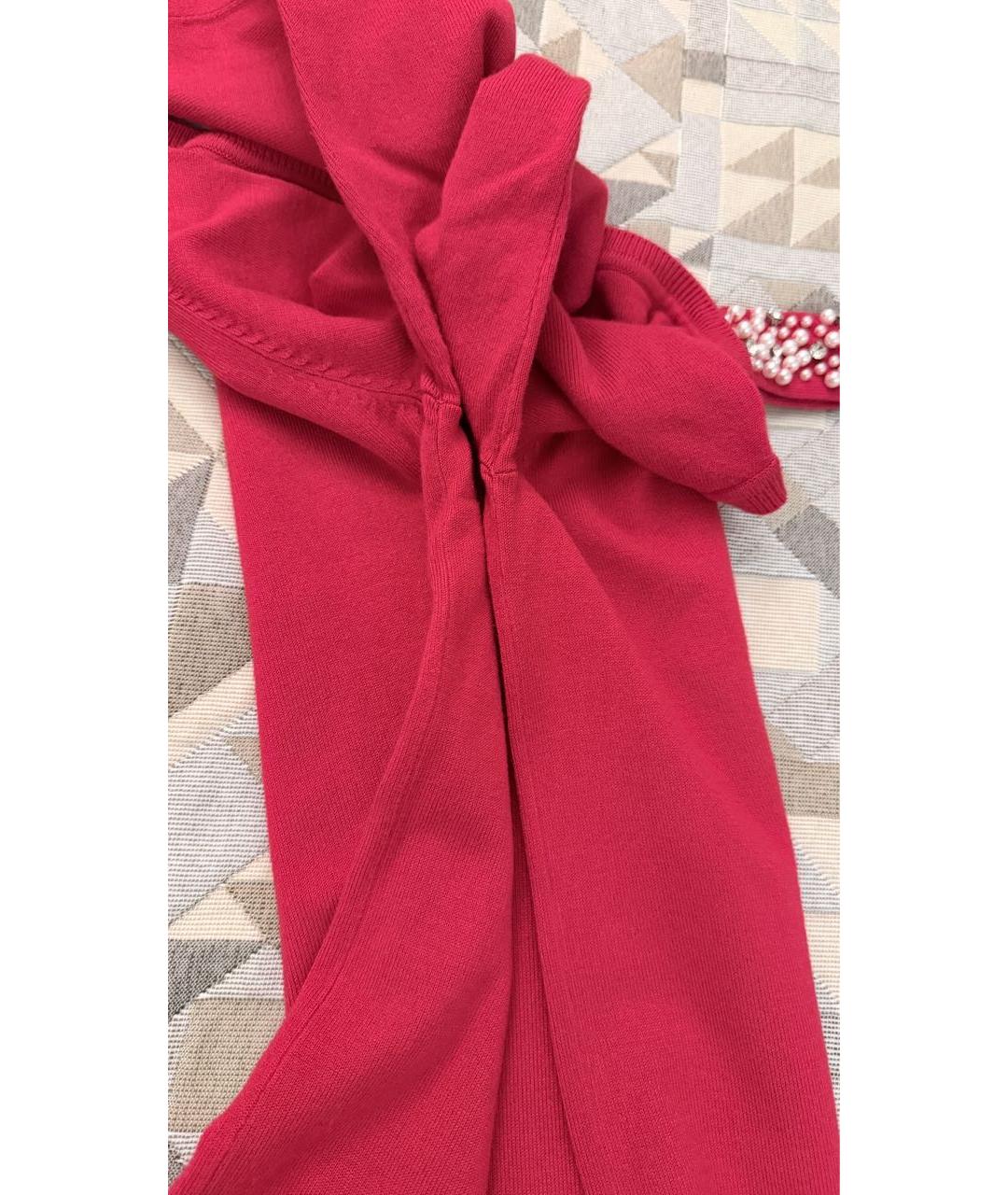 LIU JO Красный хлопковый джемпер / свитер, фото 8