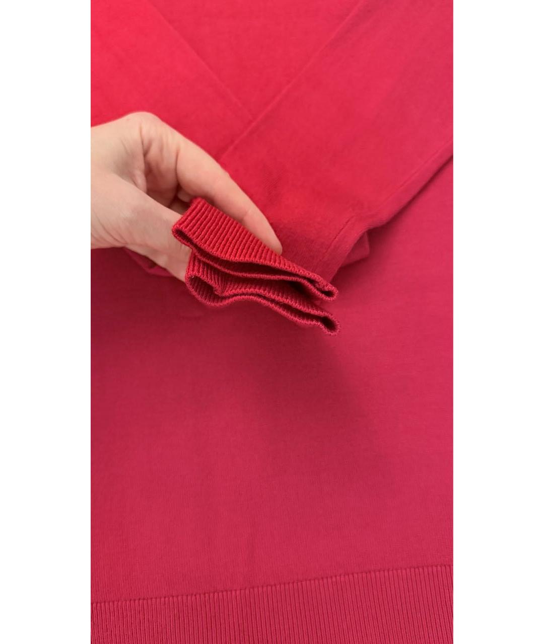 LIU JO Красный хлопковый джемпер / свитер, фото 7