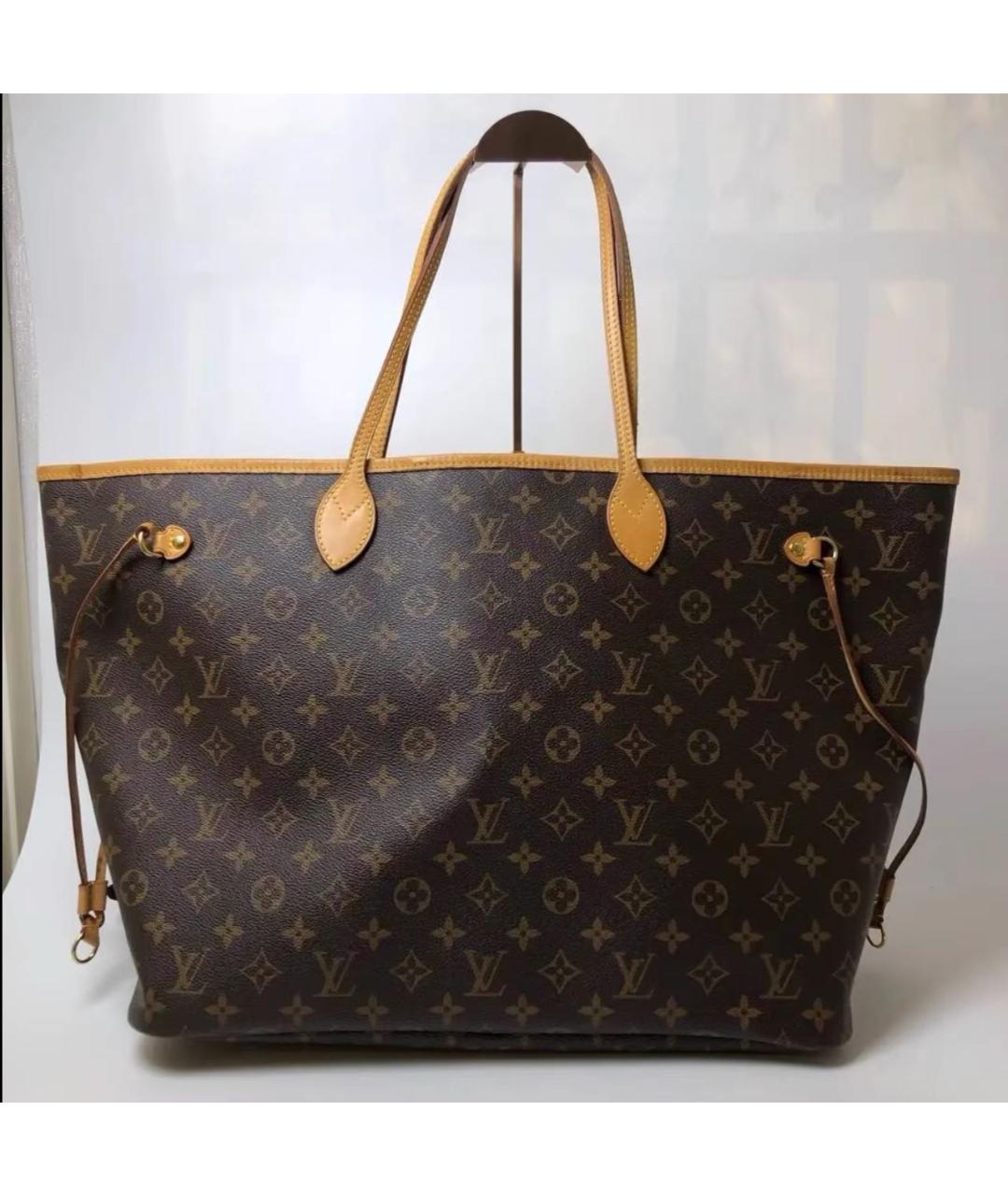 LOUIS VUITTON Коричневая сумка тоут, фото 2