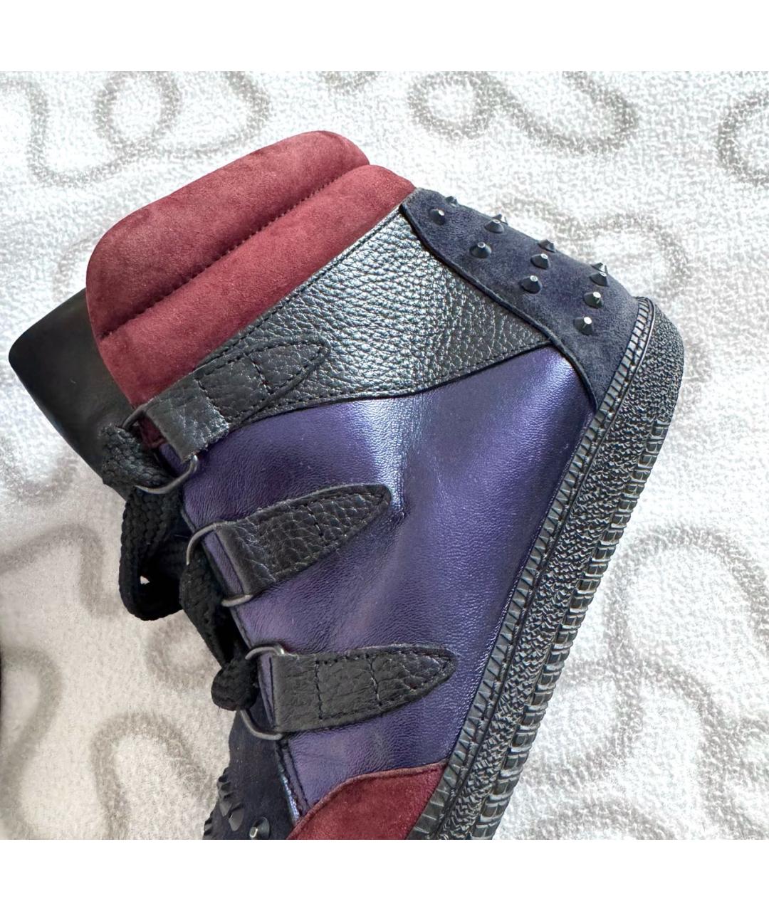 SANDRO Мульти кожаные кеды, фото 7