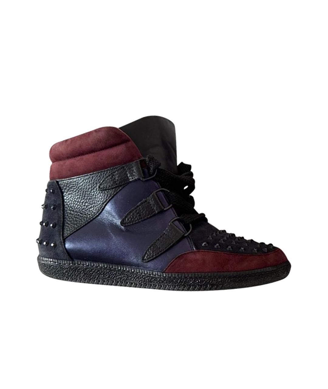 SANDRO Мульти кожаные кеды, фото 1