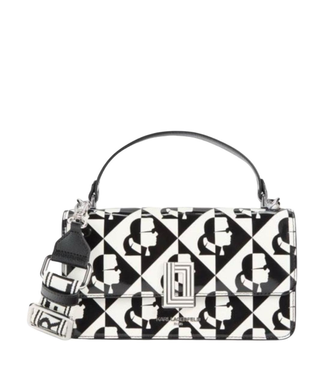 KARL LAGERFELD Мульти кожаная сумка с короткими ручками, фото 1